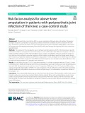 Risk factor analysis for above-knee amputation in patients with periprosthetic joint infection of the knee: A case-control study