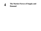 Lecture Chapter 4: The Market Forces of Supply and Demand