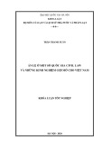 Khóa luận tốt nghiệp Luật học: Án lệ ở một số quốc gia civil law và những kinh nghiệm gợi mở cho Việt Nam