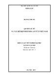 Khóa luận tốt nghiệp Luật học: Quyền an tử và hợp pháp hóa quyền an tử tại Việt Nam