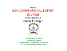 Lecture Non-conventional energy sources - Module 1: Section 3