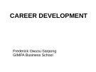 Lecture Human resource management: Career development