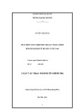 Luận văn Thạc sĩ Kinh tế chính trị: Phát triển công nghiệp phụ trợ gắn với quá trình hình thành kinh tế tri thức ở Việt Nam