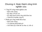 Bài giảng Phương pháp nghiên cứu khoa học: Chương 4 - Nguyễn Khánh Hoàng