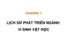 Bài giảng Vi sinh đại cương: Chương 1 - Đào Hồng Hà