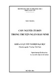 Khóa luận tốt nghiệp: Con người cô đơn trong truyện ngắn Bảo Ninh