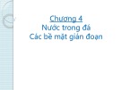 Bài giảng Cơ học đá: Nước trong đá. Các bề mặt gián đoạn - GV. Kiều Lê Thủy Chung