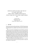 Đánh giá kết quả học tập Vật lý của học sinh THPT bằng trắc nghiệm khách quan với sự trợ giúp của công nghệ thông tin