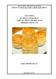 Giáo trình Kỹ thuật làm bánh Âu (Nghề: Kỹ thuật chế biến bánh) - Trường CĐ Du lịch và dịch vụ Hải Phòng