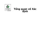 Bài giảng 6sigma: Tổng quan về xác định