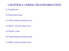 Lecture Strength of materials - Chapter 4: Stress transformation