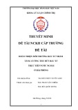 Đề tài nghiên cứu khoa học cấp trường: Hoàn thiện môi trường đầu tư nhằm tăng cường thu hút đầu tư trực tiếp nước ngoài ở Hải Phòng