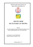 Đề tài nghiên cứu khoa học cấp trường: Xây dựng bộ siêu dữ liệu ứng dụng để tự động tạo các báo cáo thống kê kết xuất với cơ sở dữ liệu