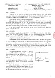 Đề thi tuyển sinh vào lớp 10 chuyên môn Vật lí năm 2020-2021 có đáp án - Sở GD&ĐT Đồng Tháp