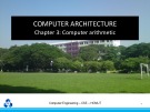 Lecture Computer Architecture - Chapter 3: Computer arithmetic