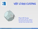 Bài giảng Vật lí đại cương - Chương 4: Các định luật bảo toàn