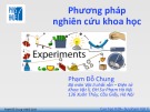 Bài giảng Phương pháp nghiên cứu khoa học - Bài 4: Kĩ năng thuyết trình và trình bầy poster