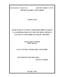 Luận văn Thạc sĩ Khoa học lâm nghiệp: Đánh giá quản lý rừng, chuỗi hành trình sản phẩm và lập kế hoạch quản lý tiến tới chứng chỉ rừng tại Công ty lâm nghiệp Lập Thạch, Vĩnh Phúc