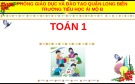 Bài giảng môn Toán lớp 1 sách Cánh diều năm học 2020-2021: Các số đến 100 ​(Trường Tiểu học Ái Mộ B)