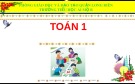 Bài giảng môn Toán lớp 1 sách Cánh diều năm học 2020-2021 - Bài 14: Làm quen với phép cộng, dấu cộng (Trường Tiểu học Ái Mộ B)