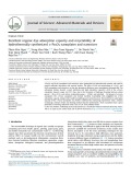 Excellent organic dye adsorption capacity and recyclability of hydrothermally synthesized a-Fe2O3 nanoplates and nanorices