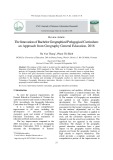 The innovation of bachelor geographical pedagogical curriculum: An approach from geography general education, 2018