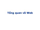 Bài giảng Lập trình Web: Tổng quan về Web
