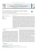 In-silico experimentations of multimode shock response of polyurea
