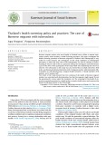 Thailand's health screening policy and practices: The case of Burmese migrants with tuberculosis