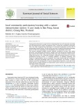 Local community participatory learning with a nature interpretation system: A case study in Ban Pong, Sansai district, Chiang Mai, Thailand