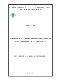 Luận văn Thạc sĩ Khoa học Lâm nghiệp: Nghiên cứu đề xuất những nội dung cơ bản quy hoạch lâm nghiệp huyện Tân Kỳ - tỉnh Nghệ An giai đoạn 2009-2018