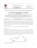 Synthesis and cytotoxicity of novel thioxo-quinazolino[3,4-a]quinazolinones