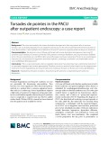 Torsades de pointes in the PACU after outpatient endoscopy: A case report