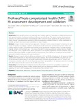 PreAnaesThesia computerized health (PATC H) assessment: Development and validation