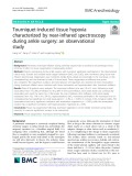 Tourniquet-induced tissue hypoxia characterized by near-infrared spectroscopy during ankle surgery: An observational study