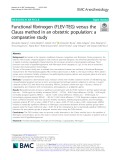 Functional fibrinogen (FLEV-TEG) versus the Clauss method in an obstetric population: A comparative study