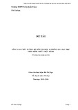 Sáng kiến kinh nghiệm THPT: Nâng cao chất lượng bộ môn tin học 10 thông qua dạy học theo hình thức thực hành