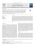 Metabolomic profiling in children with inflammatory bowel disease