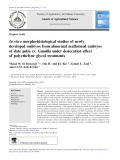 In vitro morpho-histological studies of newly developed embryos from abnormal malformed embryos of date palm cv. Gundila under desiccation effect of polyethelyne glycol treatments