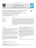 Temperature/duration couples variation of cocoa beans roasting on the quantity and quality properties of extracted cocoa butter