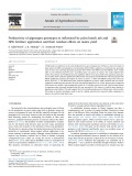 Productivity of pigeonpea genotypes as influenced by palm bunch ash and NPK fertiliser application and their residual effects on maize yield