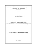 Luận văn Thạc sĩ Khoa học lâm nghiệp: Nghiên cứu tiềm năng giữ nước của rừng trồng cao su trên đất dốc ở Việt Nam