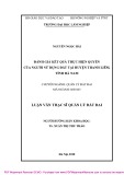 Luận văn Thạc sĩ Quản lý đất đai: Đánh giá kết quả thực hiện quyền của người sử dụng đất tại huyện Thanh Liêm, tỉnh Hà Nam