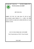 Luận văn Thạc sĩ Khoa học lâm nghiệp: Nghiên cứu yêu cầu ánh sáng của Dẻ ăn quả (Castanopsis boisii Hickel et A. Camus) tái sinh dưới tán rừng tại một số xã thuộc huyện Lục Nam, tỉnh Bắc Giang