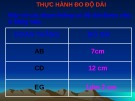 Giáo án điện tử môn Toán lớp 3 - Bài: Thực hành đo độ dài