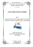 Sáng kiến kinh nghiệm THPT: Một số giải pháp nâng cao hoạt động của tổ chức Công đoàn tại trường THPT Đô lương 4, tỉnh Nghệ An