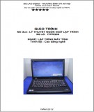 Giáo trình Lý thuyết ngôn ngữ lập trình (Nghề Lập trình máy tính): Phần 2 - Tổng cục dạy nghề