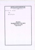 Bài giảng Marketing căn bản (Ngành: Kế toán - Cao đẳng) - Trường CĐ Nghề Phú Thọ