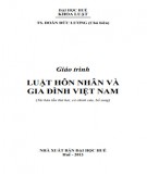 Giáo trình Luật hôn nhân và gia đình Việt Nam: Phần 1 - TS. Đoàn Đức Lương