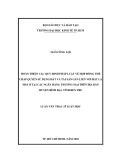 Luận văn Thạc sĩ Luật học: Pháp luật về thế chấp quyền sử dụng đất ở Việt Nam